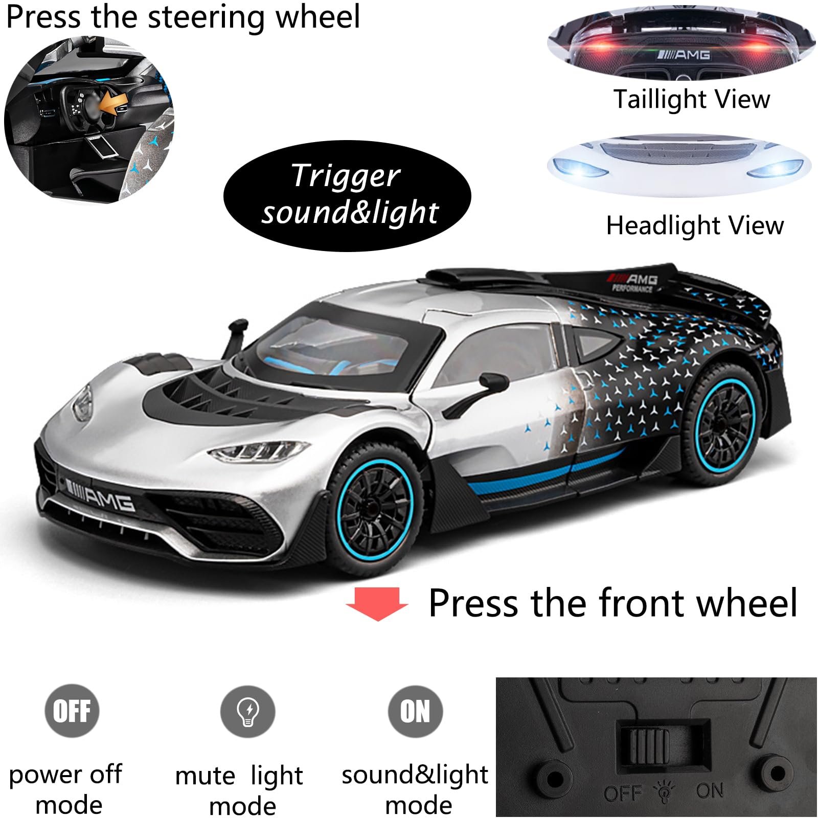 toyxa mercedes amg 1:24 toyxa mercedes amg 1:24